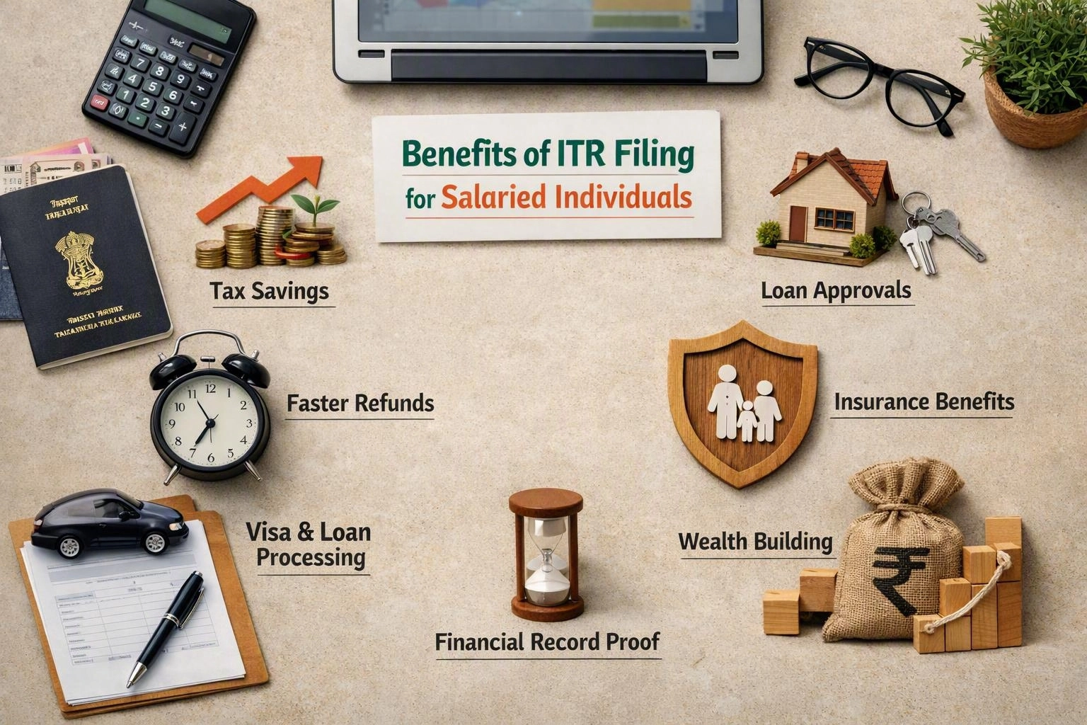 Documents used for income tax return filing and salary income proof