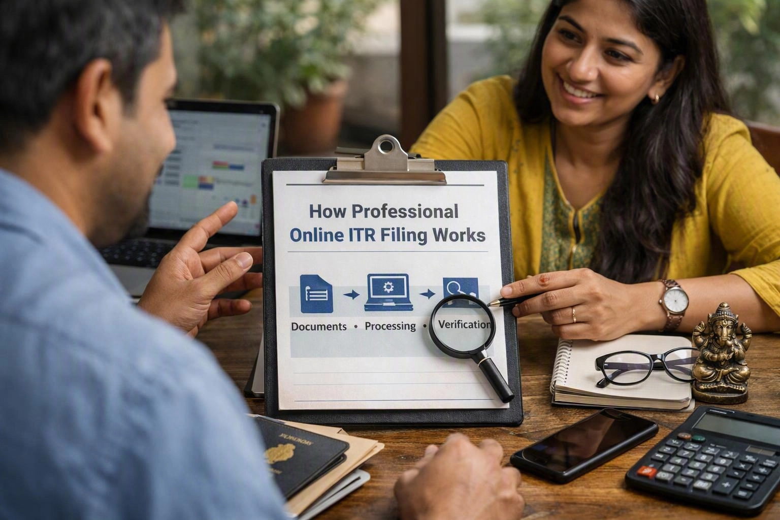 How Professional Online ITR Filing Works From Documents to Verification