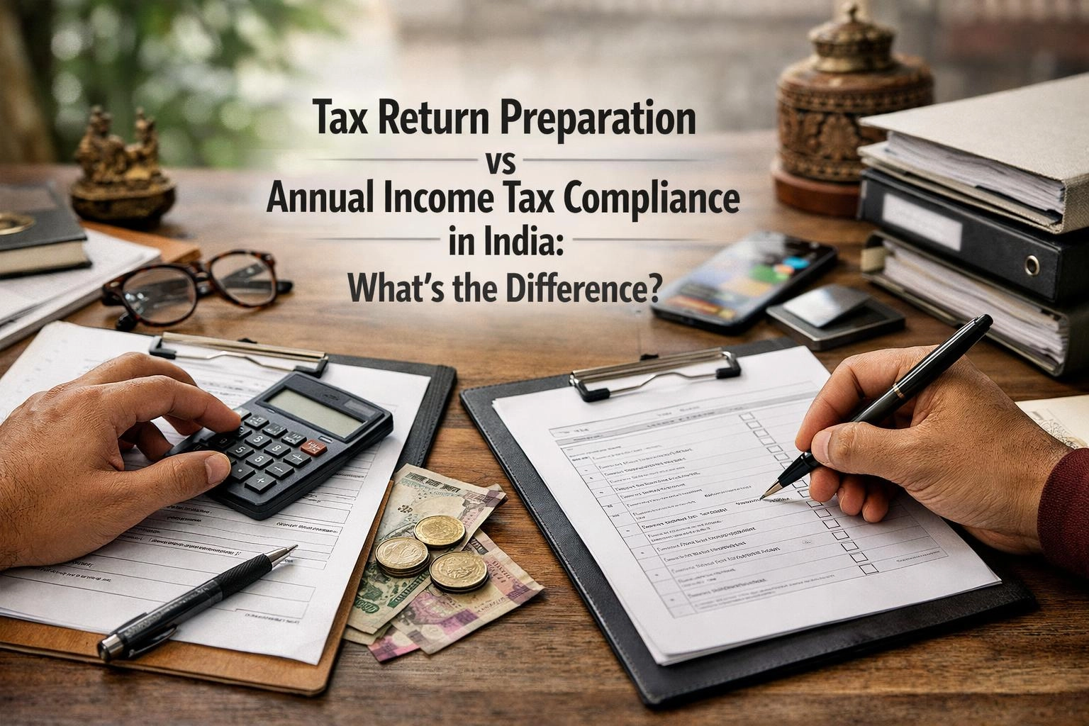 Tax Return Preparation vs Annual Income Tax Compliance in India: What's the Difference?
