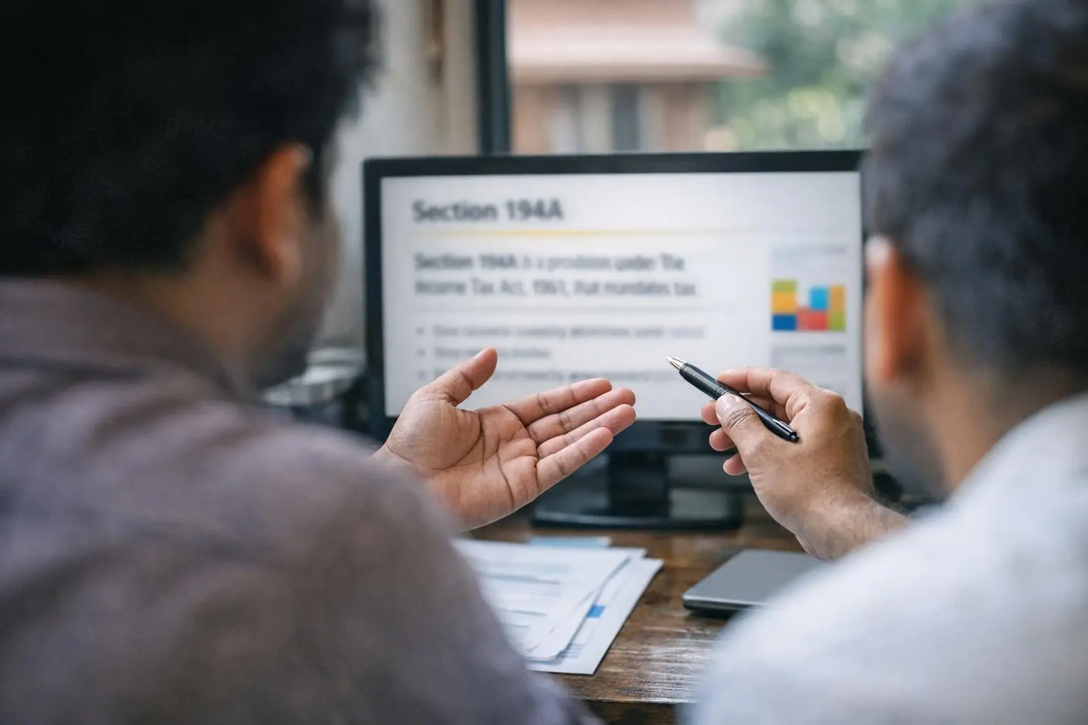 How Section 194A applies to ITR Filing services in India, India—practical illustration