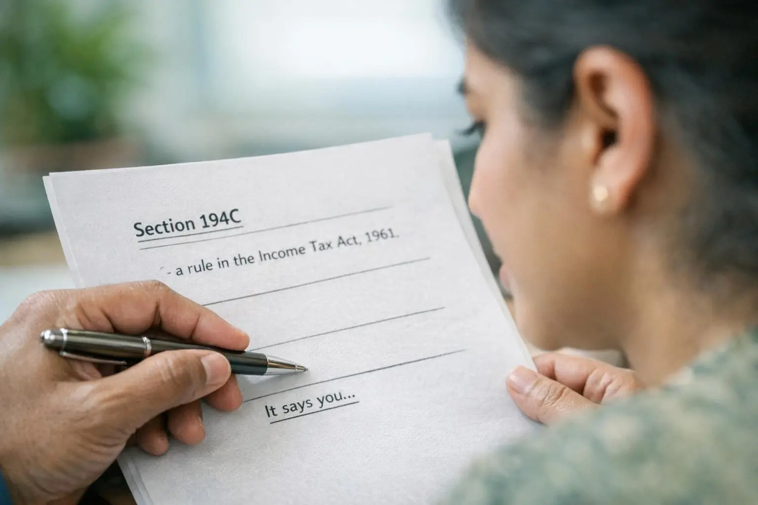 How Section 194C applies to ITR Filing services in India, India—practical illustration