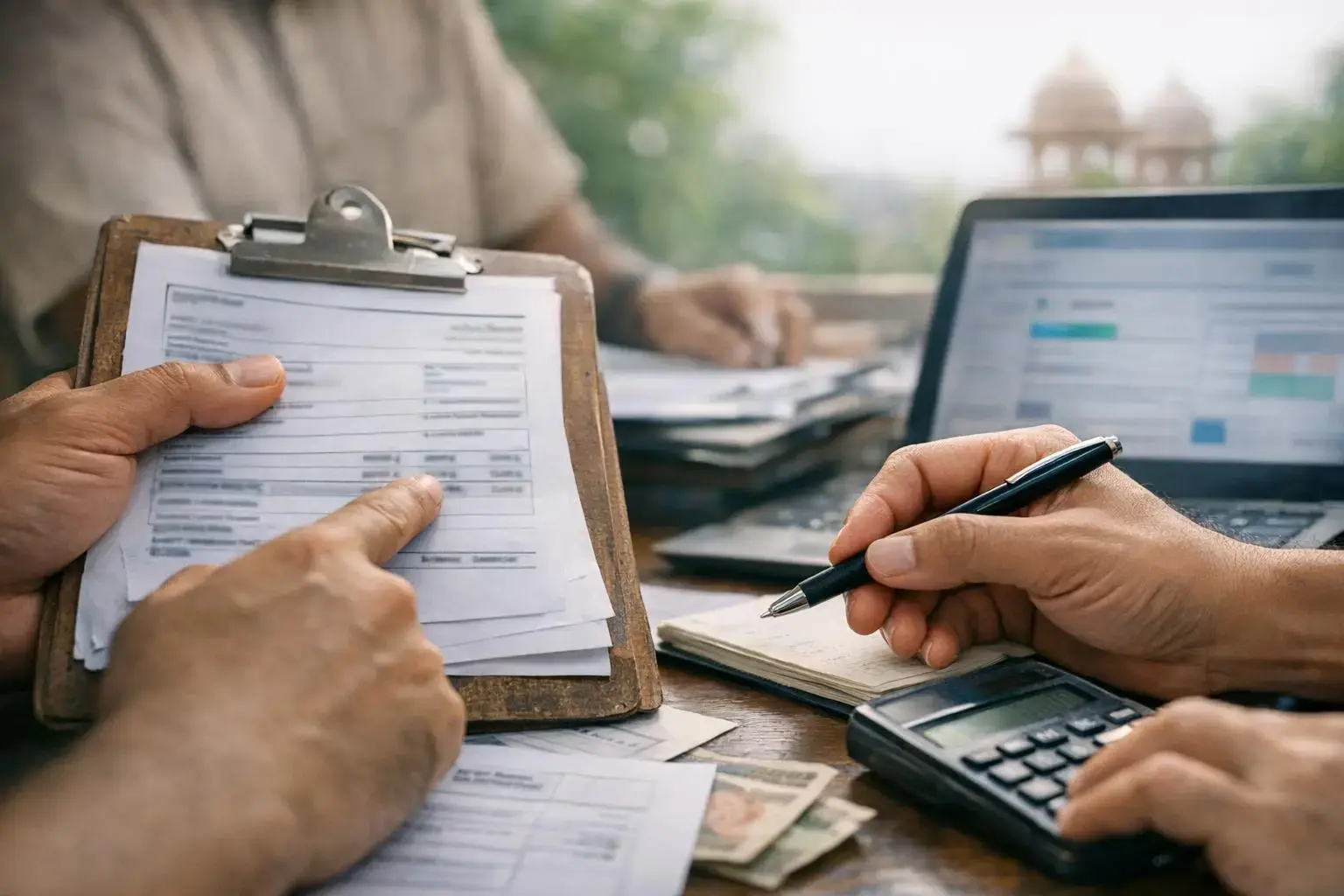 How Tax Deducted at Source applies to ITR Filing services in India, India—practical illustration