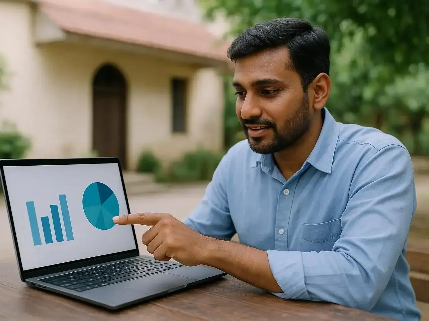 Digital ITR filing form on computer screen showing LLP income allocation across multiple partners