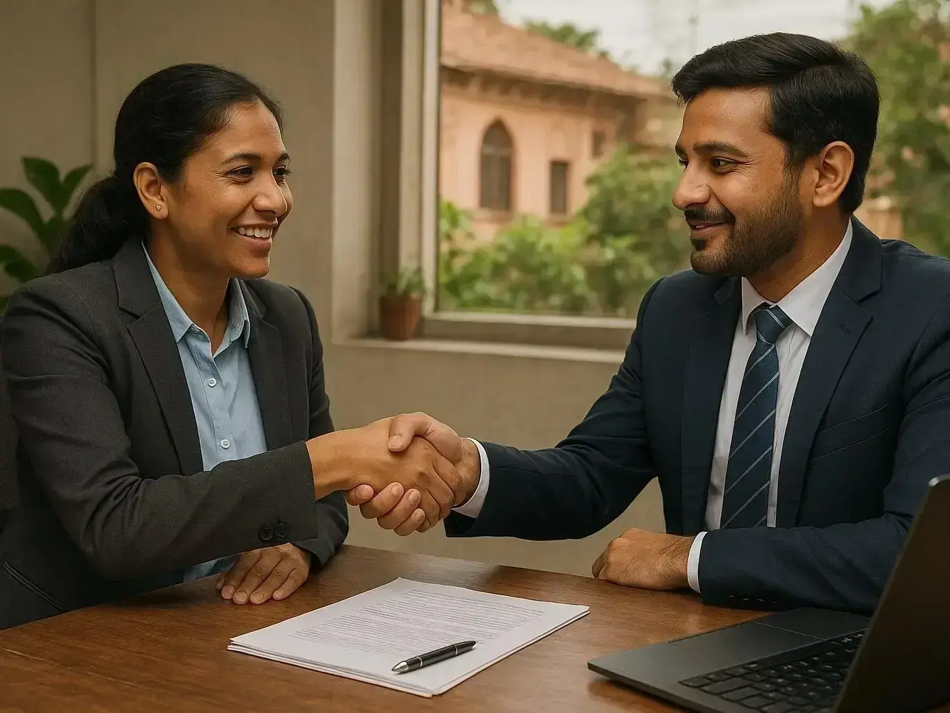 Tax consultant explaining India's Income Tax Act rules for limited liability partnership deductions